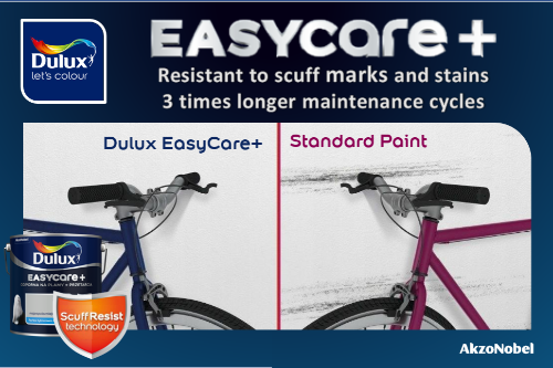Gallery Dulux Easycare+  Scuff Resist Technology 1