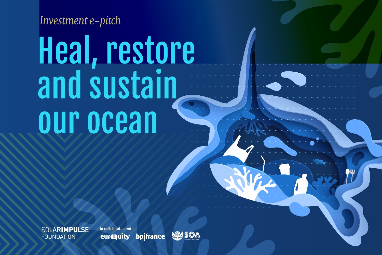 Heal, restore, and sustain our ocean in collaboration with the Sustainable Ocean Alliance