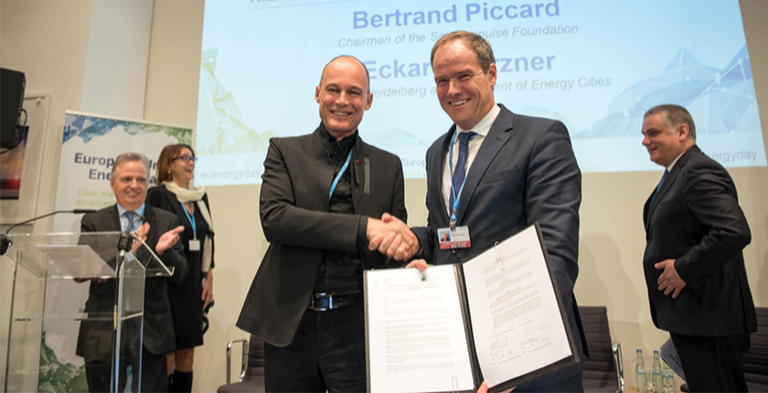 Bertrand Piccard bei ETA Florenz Erneuerbare Energien