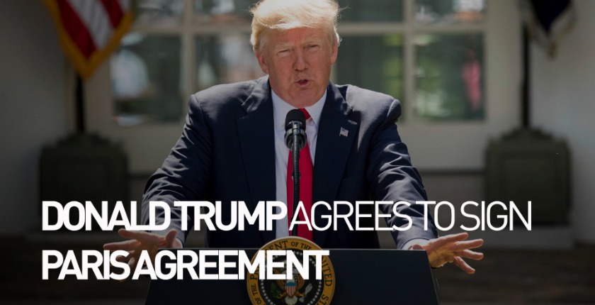 Donald Trump Paris agreement