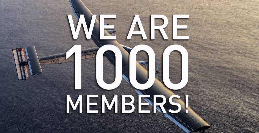 Wir sind 1000 Mitglieder