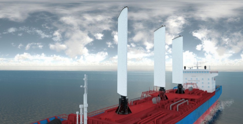 wingsail system for cargo shipping